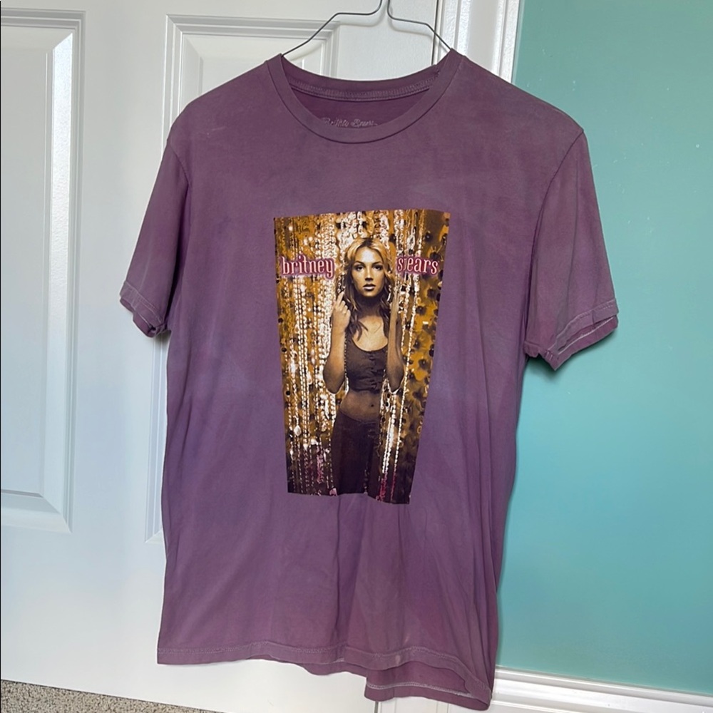 Purple Graphic Short Sleeve Tee